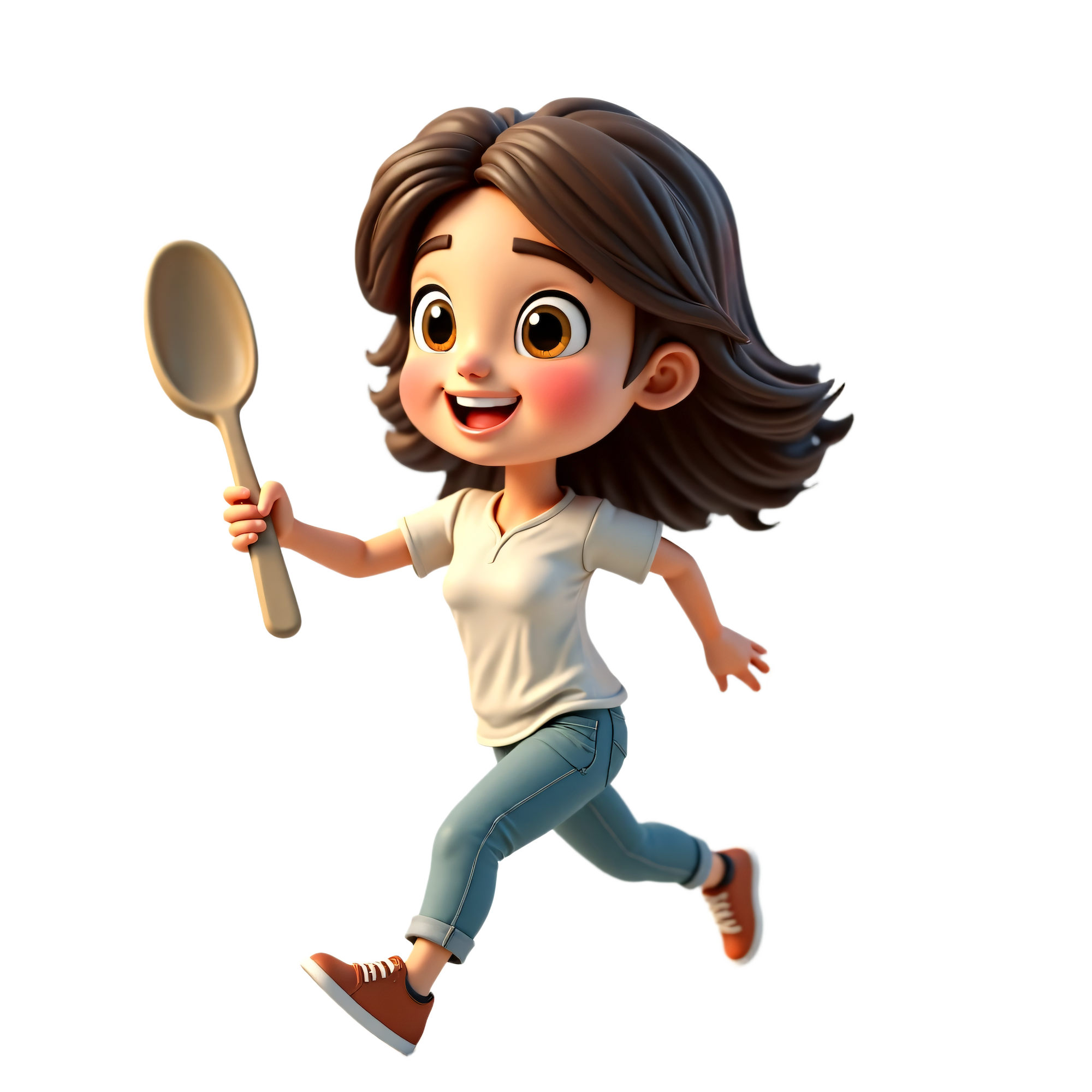 Friendly nutritionist character